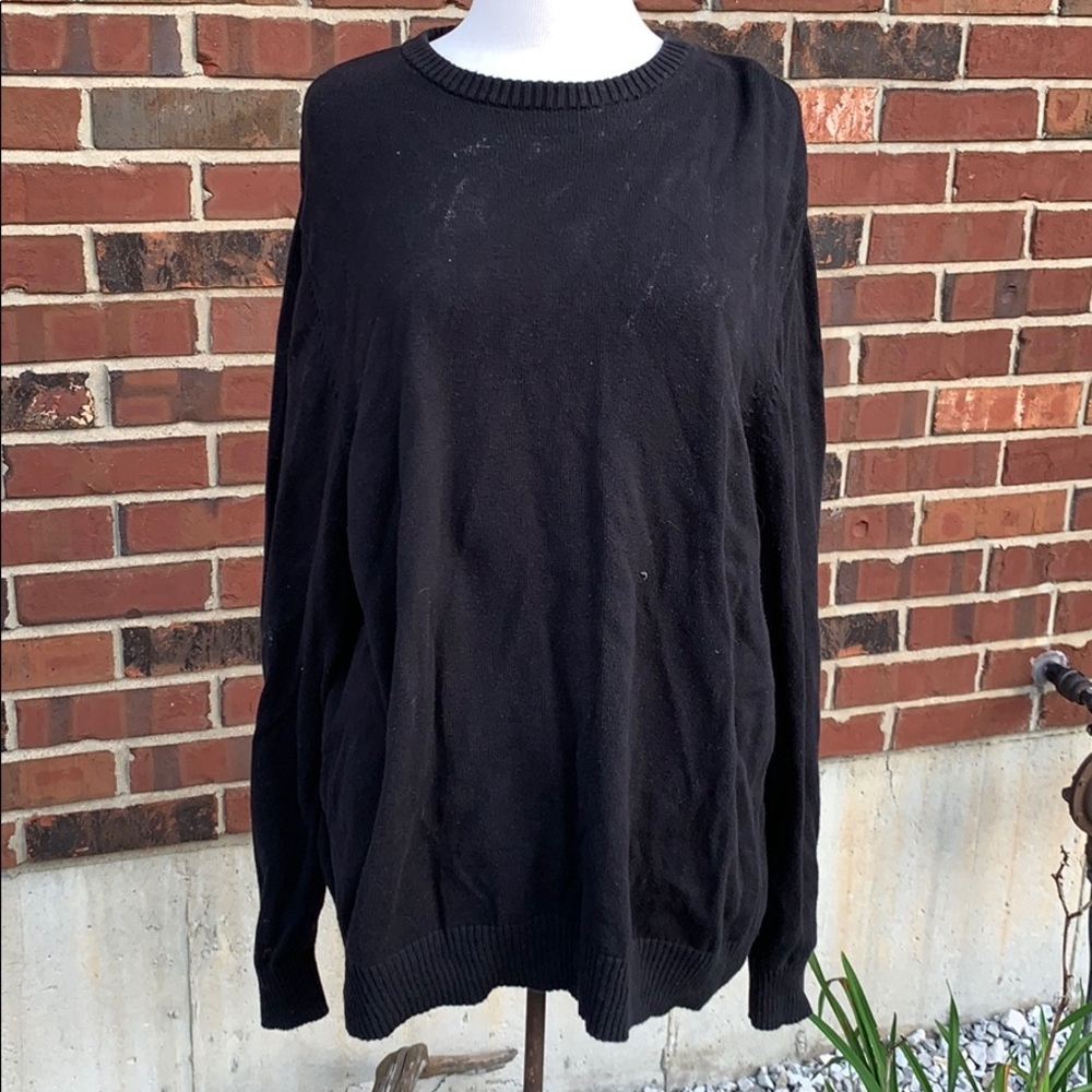 Black long sleeve sweater